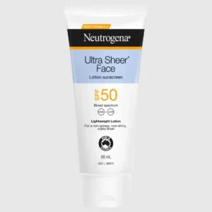 Neutrogena Ultra Sheer Face Lotion Sunscreen SPF 50 88mL Broad Spectrum