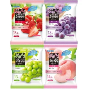 ORIHIRO Fruity Jelly Pouch Candy Japanese Sweet Snacks (6 Pcs) 120g
