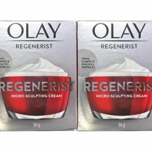Olay Regenerist Micro-Sculpting Cream Anti Aging Moisturizer 1.7oz (50g) 2 PACK