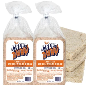 Crust Away Crustless Whole Wheat Bread – Clean Ingredients – Non-GMO, Kosher,...