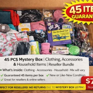 45 Item Mystery Box | Mixed General Merchandise | Reseller Lot OVER $300 RETAIL